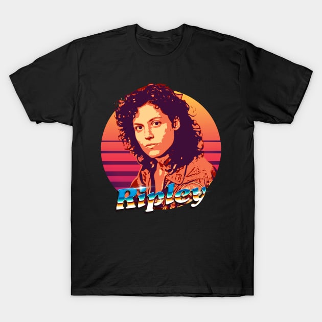 Ripley Retrowave T-Shirt by Colana Studio